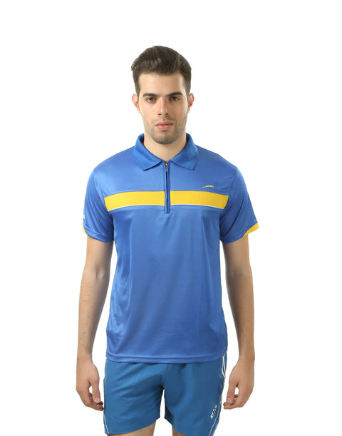 STAG GLOBAL Stripe Bold Men's Polo T-Shirt – 100% Polyster | Breathable and Comfortable Sportswear
