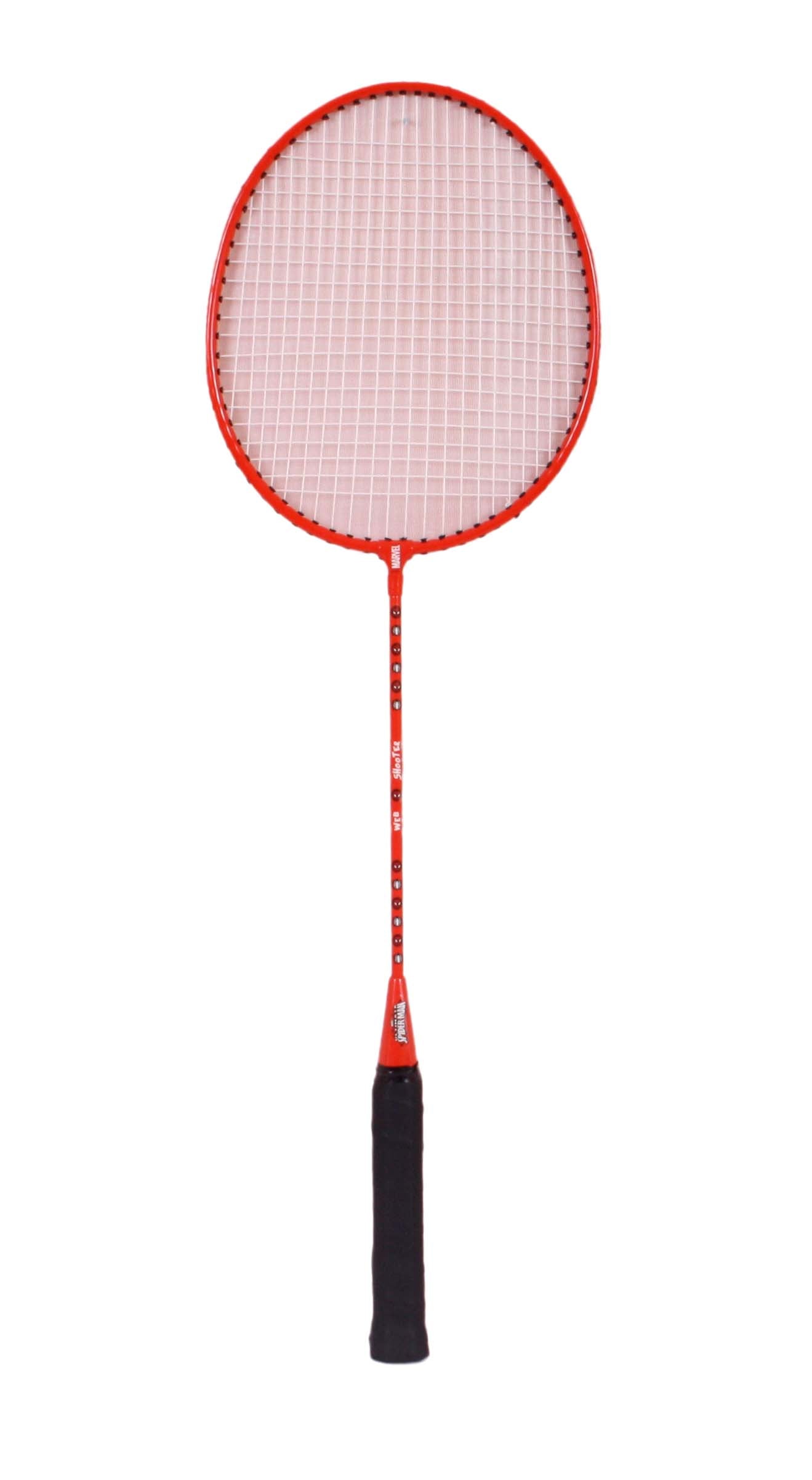 Stag Disney Spiderman Badminton Racket Combo 2 Badminton Racket 3 Shuttle Cock | Red/Blue | Model (RC005)