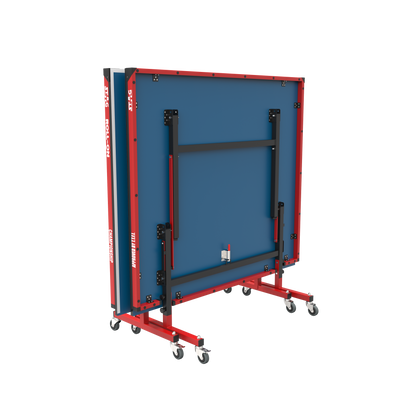 STAG GLOBAL Championship Roll-On Table Tennis  TT Table – 22mm Top Thickness with 2 TT Rackets, 6 Balls, 1 Table Cover & Clamp Net