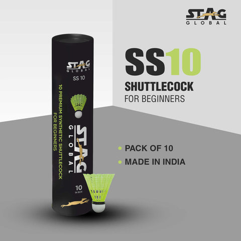 STAG GLOBAL 10  Plastic Shuttlecock For Beginners | Box 1 |  Superior Durability shuttlecocks for Beginners – alternate view