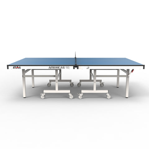 STAG GLOBAL Americas 16 Table Tennis Table 25mm Top (ITTF-Approved) Table with 2 TT Rackets, 6 Balls, 1 Table Cover & Clamp Net – alternate view
