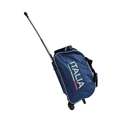 STAG GLOBAL Limited Italia Edition Sports Trolley Bag – Premium Travel & Gym Bag with Wheels, Telescopic Handle & Extra Storage