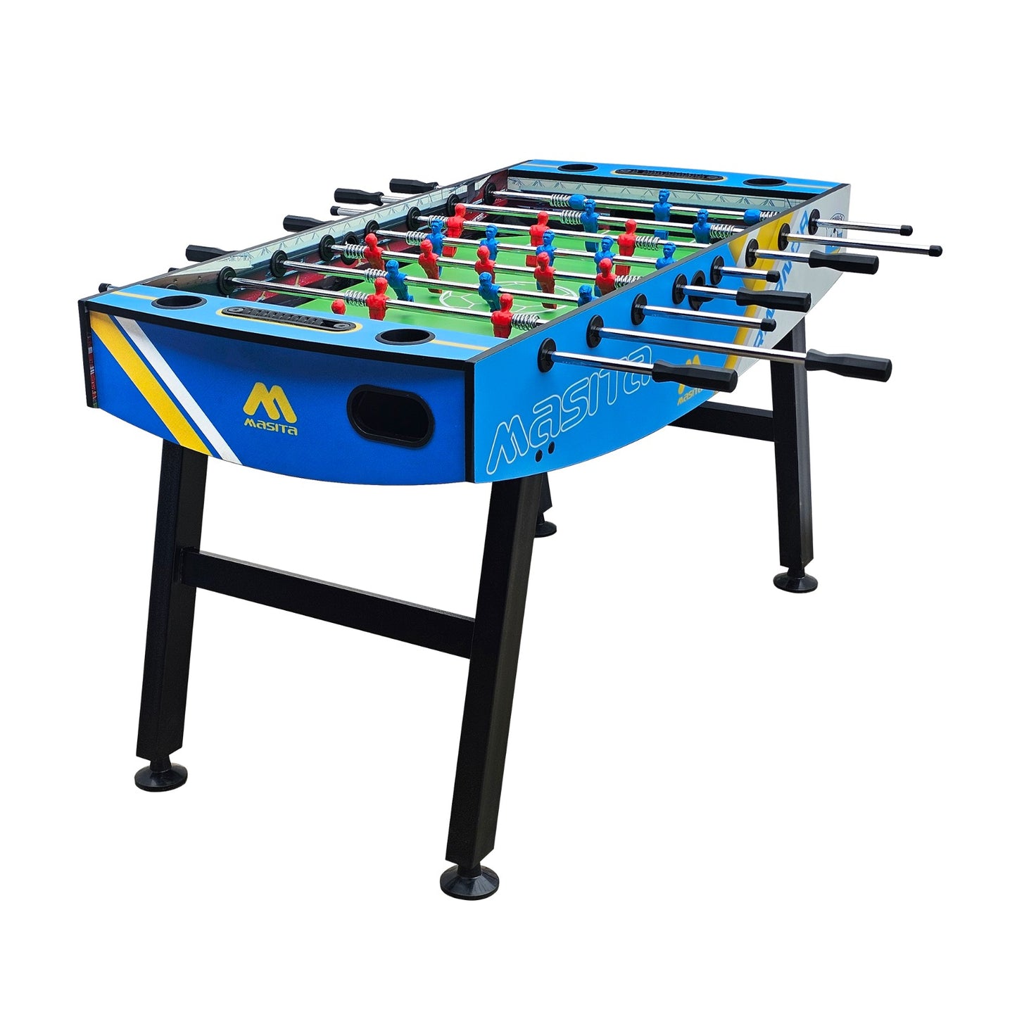 Masita  Competition Series  Foosball Table | Indoor Sports Game Table | 2-4 Player Soccer Table Game | 3 Black & white balls 1 Screw Driver