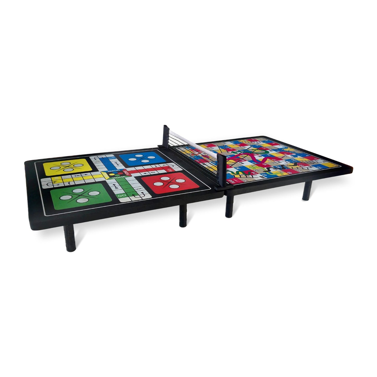 STAG GLOBAL (New Launch) Super Mini 3-in-1 Frameless Multi-Game Table | Space-Saving, Portable & Lightweight