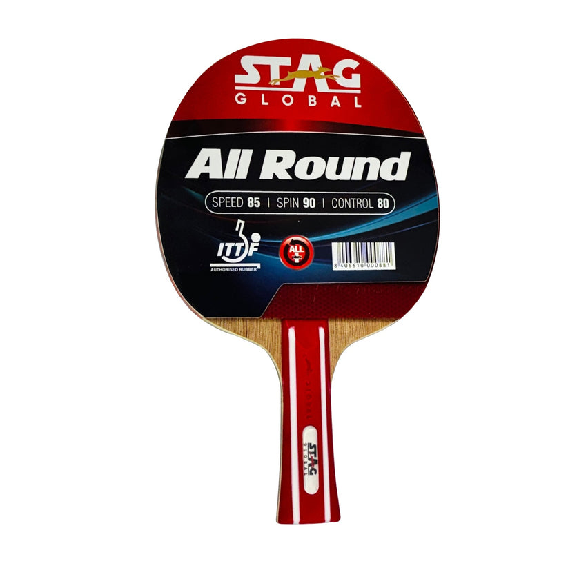 STAG GLOBAL All Round Table Tennis Racket – ITTF Approved Rubber | 174 ...