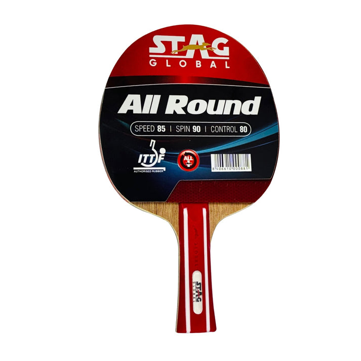 STAG GLOBAL All Round Table Tennis Racket – ITTF Approved Rubber | 174 ...