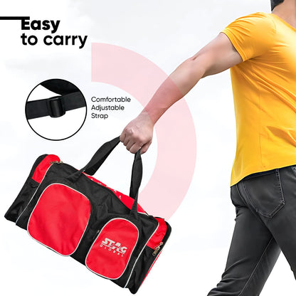STAG GLOBAL  Large Kit Bag – Premium Table Tennis Equipment Carry Bag with Spacious Compartments