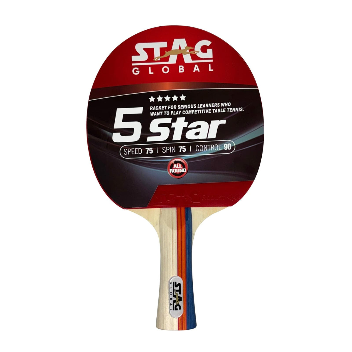 Tt Racket Price STAG GLOBAL 5 Star Table Tennis (T.T) Racket | Premium ITTF Approved R ...