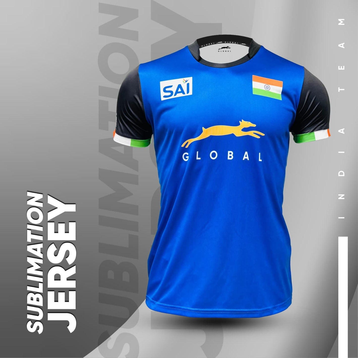 STAG GLOBAL Indian Team Official Jersey | Sublimation Indian Team Jersey