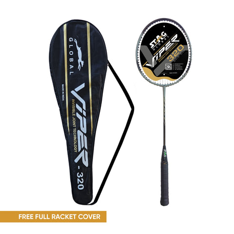 STAG GLOBAL Viper -320 Badminton Racket | Lightweight | Invisible Joint Technology – alternate view