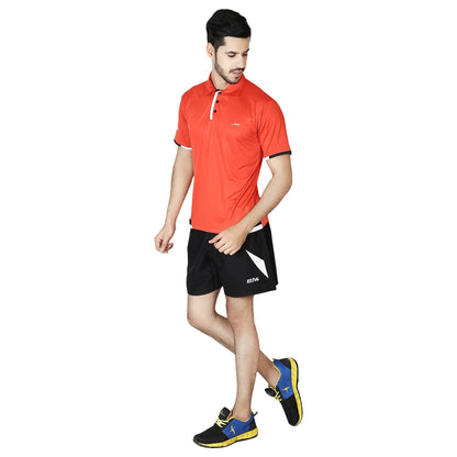 STAG  GLOBAL Rapid  Men's Solid Athletic fit Polo T-Shirt | Solid Sportswear for Active & Casual Use