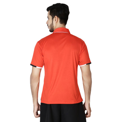 STAG  GLOBAL Rapid  Men's Solid Athletic fit Polo T-Shirt | Solid Sportswear for Active & Casual Use