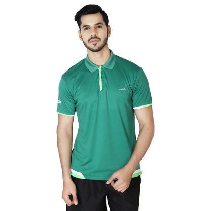 STAG  GLOBAL Rapid  Men's Solid Athletic fit Polo T-Shirt | Solid Sportswear for Active & Casual Use
