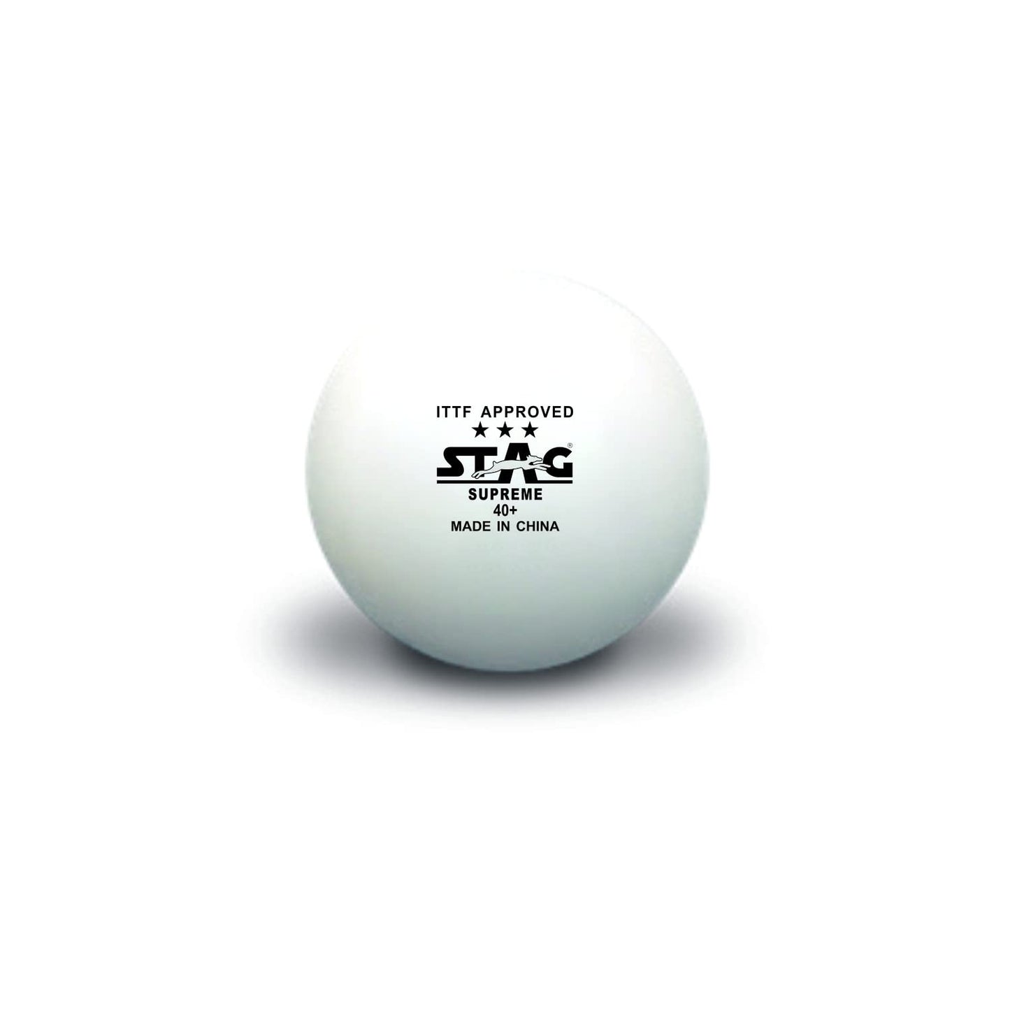 STAG GLOBAL 3 Star Supreme Table Tennis Ball | ITTF Approved, 40+