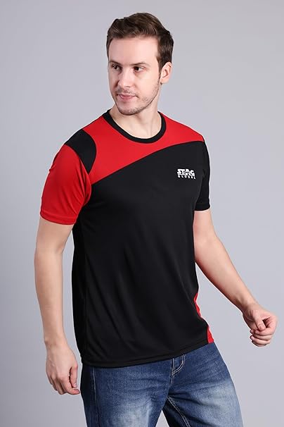 STAG GLOBAL  Winger  Men's Polo T-Shirt – 100% Polyster | Breathable and Comfortable Sportswear