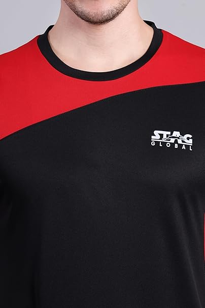 STAG GLOBAL  Winger  Men's Polo T-Shirt – 100% Polyster | Breathable and Comfortable Sportswear