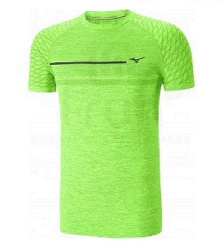 Mizuno Regular Fit T-Shirt Green Gecko   (Model :J2GA653035)