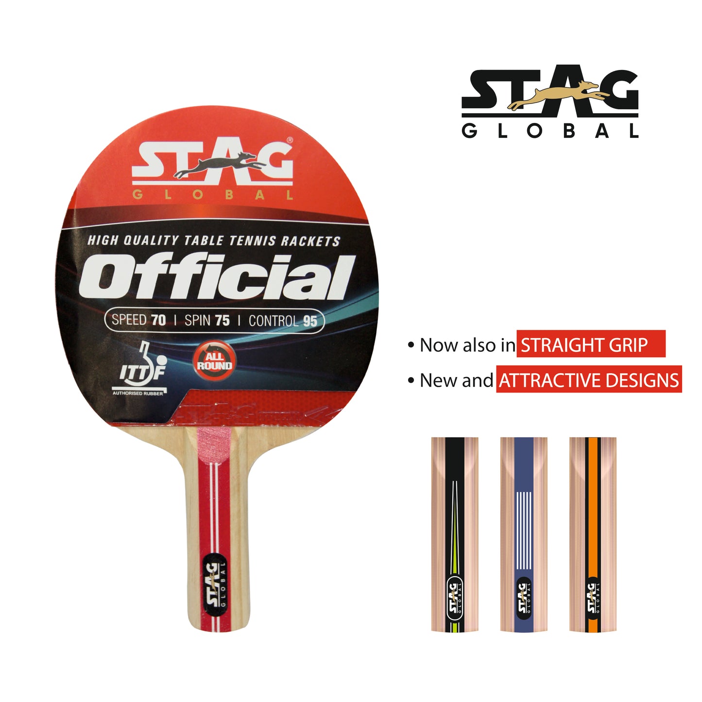 Stag Official Table Tennis Racket