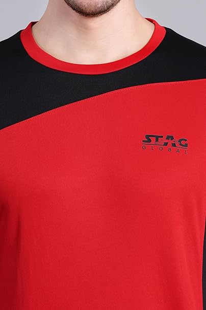 STAG GLOBAL  Winger  Men's Polo T-Shirt – 100% Polyster | Breathable and Comfortable Sportswear