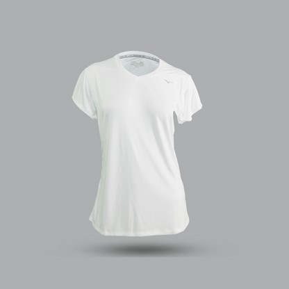 Mizuno Regular Woman Fit T-Shirt White (Model :J2GA4214T01)