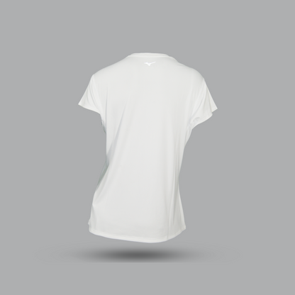 Mizuno Regular Woman Fit T-Shirt White (Model :J2GA4214T01)