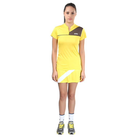 STAG Women's Sports Skirt ( Model : Gel/Yellow)