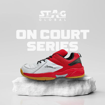 STAG GLOBAL On Court Series: Master The Table with Pro Table Tennis Shoes - Embrace Agility and Durability in a Lightweight Design