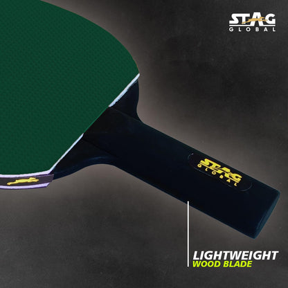 (New Launch) STAG Global Series 1 Table Tennis Racket | Lightweight |FUNPLAY & Beginners | Multi-Color