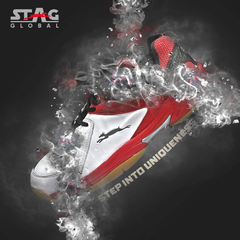 STAG GLOBAL On Court Series: Master The Table with Pro Table Tennis Shoes - Embrace Agility and Durability in a Lightweight Design