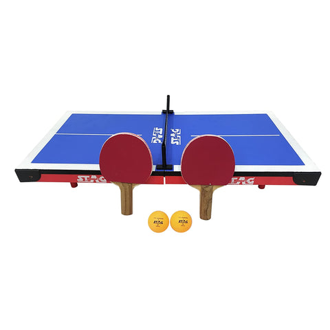 STAG GLOBAL Super Mini Table Tennis Set – Compact & Portable Fun Anywhere, Anytime (Available in various styles)