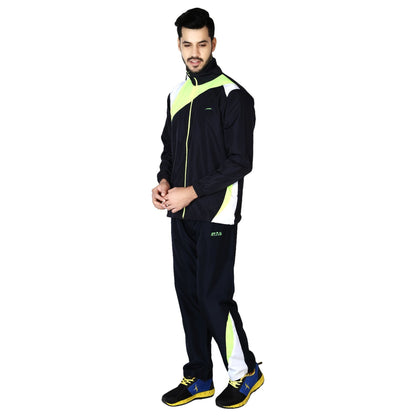 STAG Men's Tracksuit (Model : Platinum/ Navy Blue)